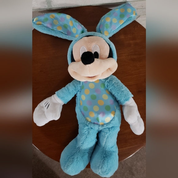 Mickey Mouse Easter Bunny Stuffed Animal Plush - Picture 6 of 9